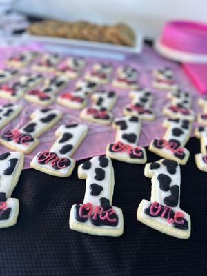 "First Rodeo" themed cookies