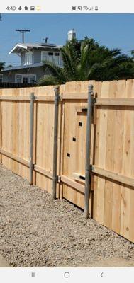 Custom fence with custom Gate!