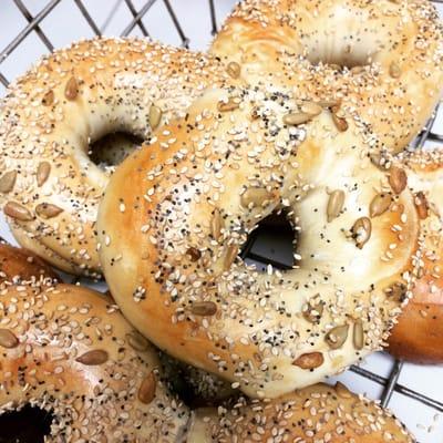 Three seeded bagel