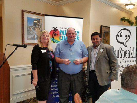 Trustee Award from Palm Bay Chamber of Commerce