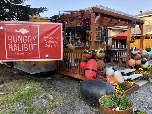 Hungry Halibut food stand