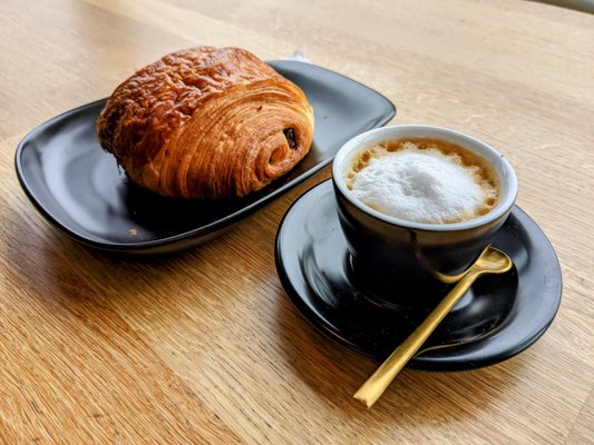 Hooray for chocolate croissants and bone dry macchiatos!