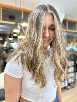 Blonde balayage