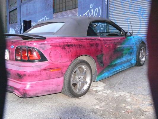 One of a kind Custom Candy Paint job.