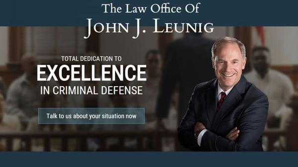 The Law Office of John J. Leunig, Criminal Defense