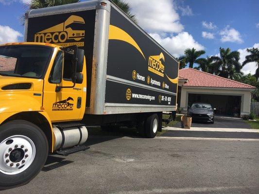 Meco moving and Delivery Services. Servicing Miami Dade and Broward counties.