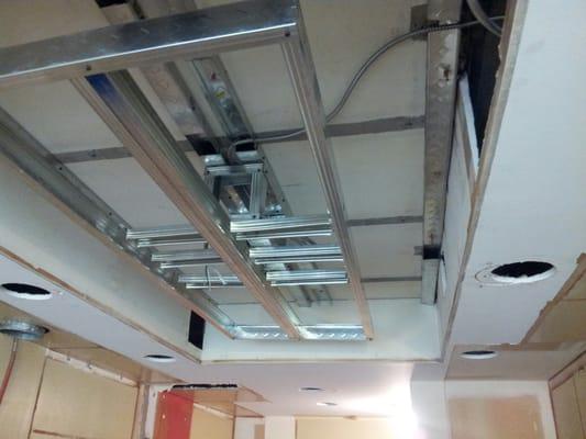 kitchen ceiling frame