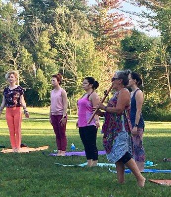 Yoga at Lost in The Woods Fest