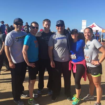 Voted one of San Diego's Healthiest Companies, AKT team members participate in the Ragnar Run.