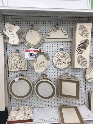 DIY wood decor 40% off.