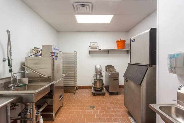 Dishwasher and ice machine area