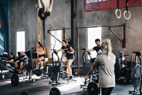 Barbells and bikes