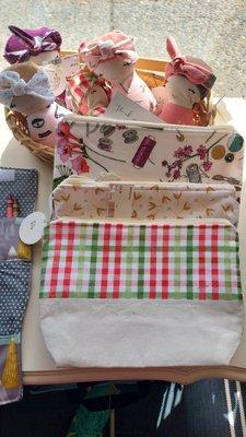 Hand Made Dolls and Make-Up Bags