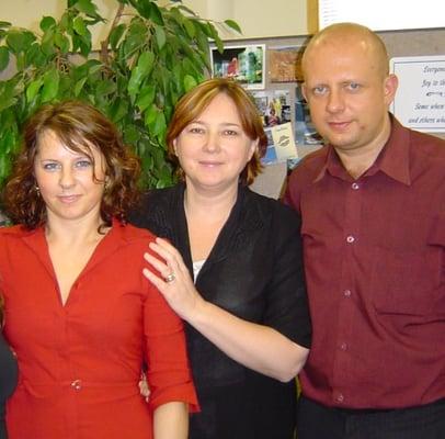 GES Team: Renata, Bozena, and Darek