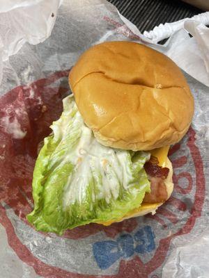 jr Jr. Bacon Cheeseburger