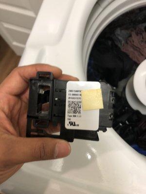 GE Washing machine not spinning. Lid switch replacement