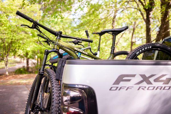 We deliver rental bikes to the Jack Rabbit trail system!