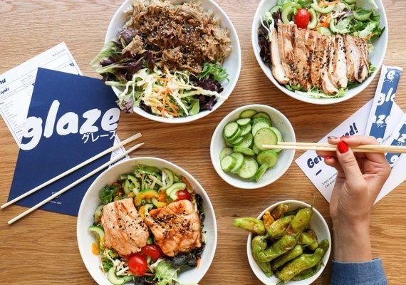 Dig into healthy japanese food at Glaze Teriyaki