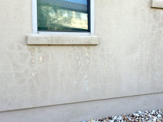 this stucco job is about 1y old