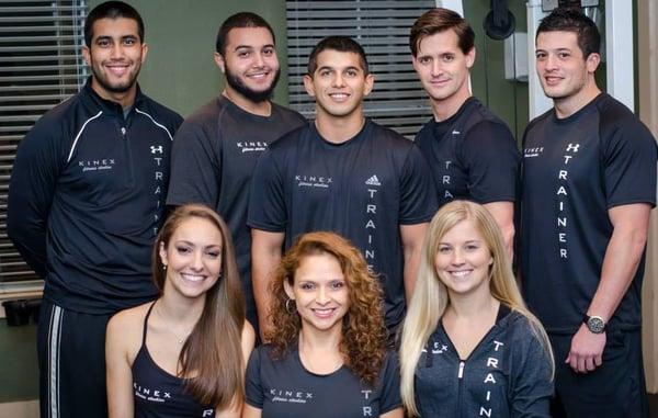 Your Kinex Fitness Studios Trainer Team!