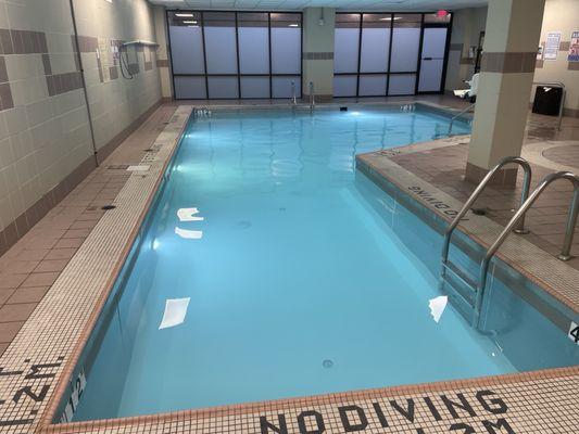 Heated indoor pool was really nice!