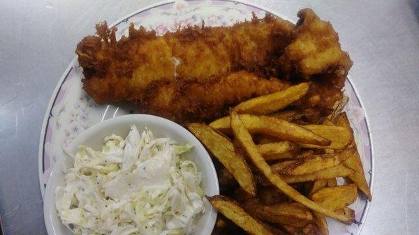 Friday Fish Dinner. Available Wednesdays during Lent also.