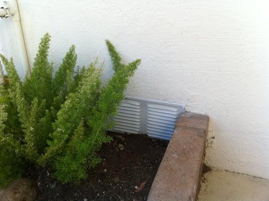 fresh air crawlspace vent replacement