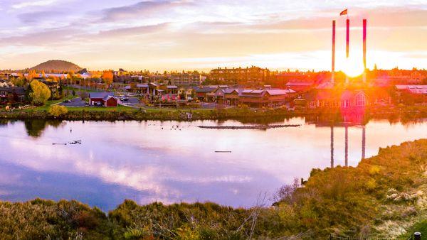 Old Mill District in the heart of Bend.