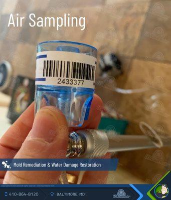 Indoor air quality - Air sampling - Baltimore, MD