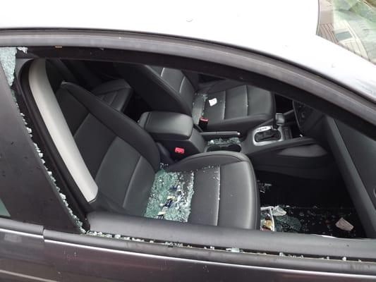 Broken Passenger Door Glass - Privacy, Tinted Option