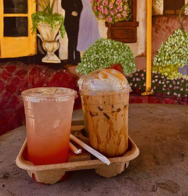 Tropical Lemonade & Salted Pistachio Latte