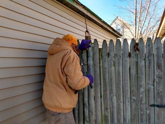 Fence repair Job