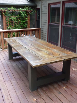 Outdoor tables