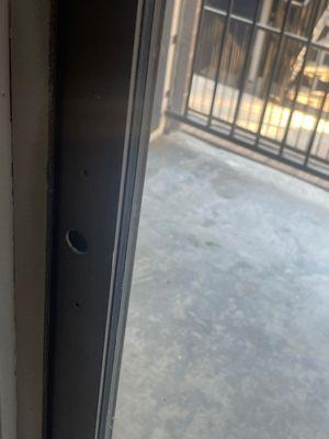 Missing patio latch