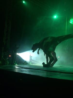 T Rex at the circus