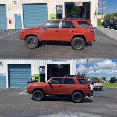 2024 Toyota 4Runner TRD Pro 4x4 2.5" lift.