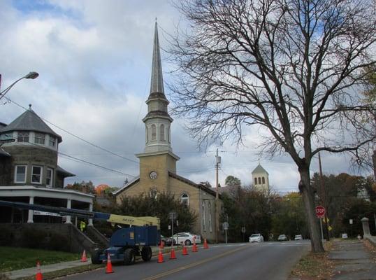 Impressive steeple