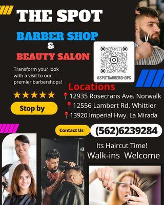 3 barbershop locations