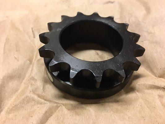 15 tooth sprocket