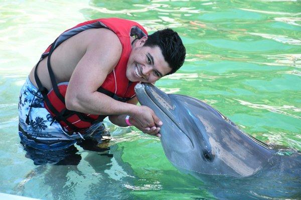 And lastly dolphin kisses