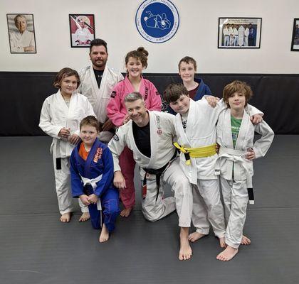 BJJ kids classes for ages 7 and up. Our kids are encouraged to have fun and make friends while learning Jiu-Jitsu.