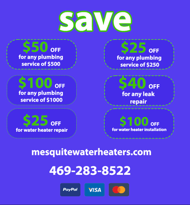 Mesquite Water Heaters