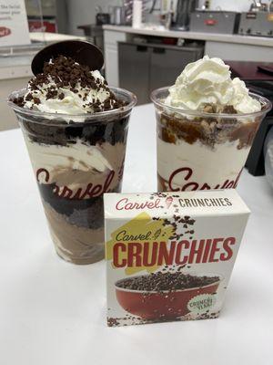 Sundaes and crunchies!