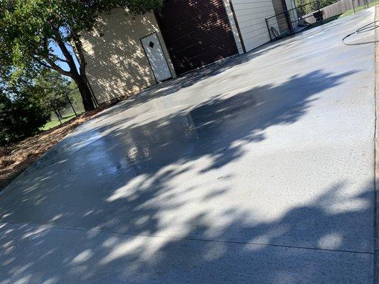 Shop driveway/driveway extension