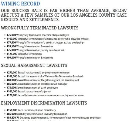 click here to view more client case results http://www.bayareaemploymentattorney.net/wining-record/