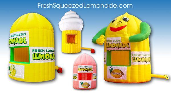 Truly unique inflatable lemonade and ice cream!  FREE SHIPPING https://tinyurl.com/inflatable-booths