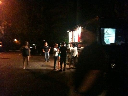 The Café Rouge food truck at Tasty Tuesdays in The Milk District on June 26, 2012.