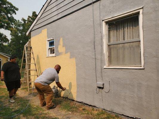 Exterior house painting