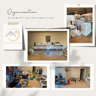 Organization Services: Basement Transformation