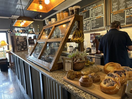 Coffee bar area